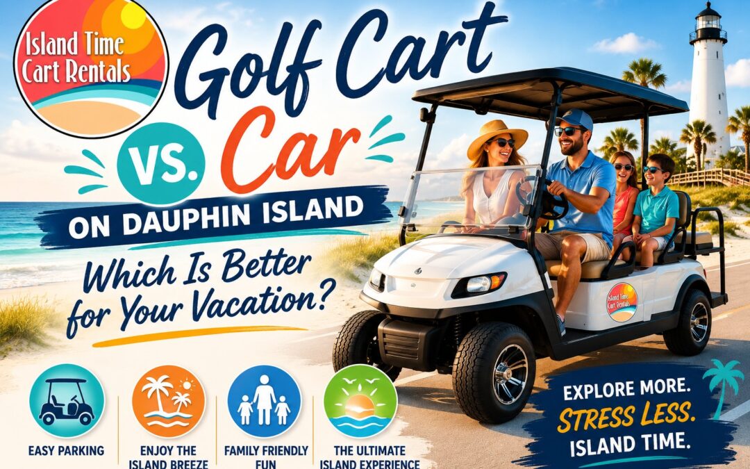 Golf Cart vs. Car on Dauphin Island: Which Is Better for Your Vacation?